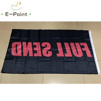 Sort Baggrund Red Fuld Sende Flag 2*3 ft (60*90cm) 3 ft*5ft (90*150 cm) Størrelse Julepynt til Hjem Flag Banner 3