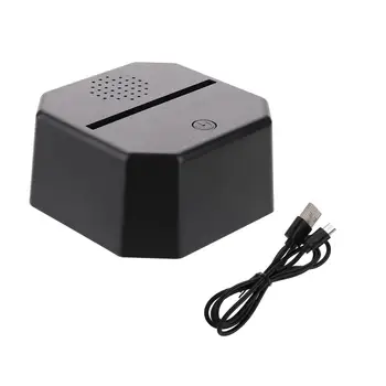 Sort USB-Kabel Fjernbetjening Med Bluetooth-Night Light Touch Skifte Akryl 3D Led Nat Lampe Samlet Base til Hjemmet Indretning 5