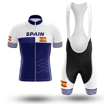 Spanien Ny Trøje Ciclismo Hombre Maillot Sommeren Korte Ærmer Mænd MTB Bike Jersey Camisa Åndbar Ciclismo Masculina 3