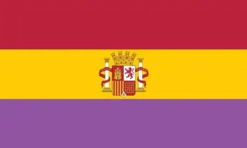 Spansk 1931-1939 Spanien, den danske stjerne Flag 3ft x 5ft Polyester Banner, der Flyver 150* 90cm Brugerdefinerede flag udendørs 3891