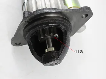 Startmotor for Weifang Weichai R4105 R4108, R6105 serie motor, starter QDJ265F 24V 11 tænder , Del nummer: 3711