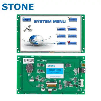 STEN Human Machine Interface Seriel LCD-Panel Modul med Controller Board + Software + Touch Screen for Industriel 4
