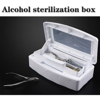 Sterilisator Til Manicure Desinfektion af Nail Art Manicure Værktøjer max Alkohol til Desinfektion UV-Lys Alkohol Sterilisator Box 4