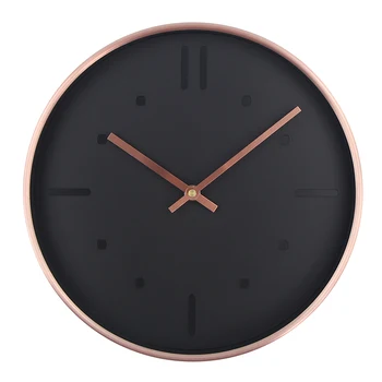 Stille Uret Luksus Stil Quartz Metal vægur Moderne Designer Wall Clock Ure Stille til Hjemmet Indretning 3