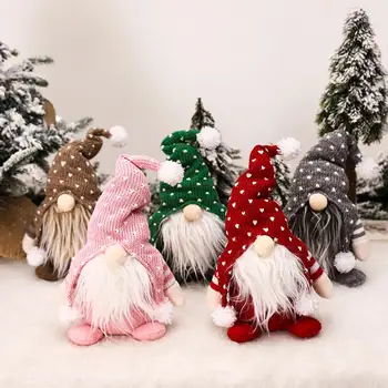 Stor Størrelse Jul Optrækkelige Dukker Santa Claus, Sne Mand, Elk Legetøj Cmas Figurer Julegave Til Kid Red Cmas Træ Ornament 2