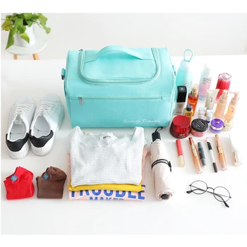 Store Rejser Cosmetic Bag Multi-Funktion Vandtæt Makeup Sag Travel organizer boarding opbevaringspose Kvinder Bærbare Toiletartikler 4