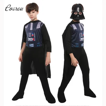 Storm Trooper Darth Vader, Anakin Skywalker Rey Riddere af Ren Børn Cosplay Kostume Party Tøj Kappe og Maske 4
