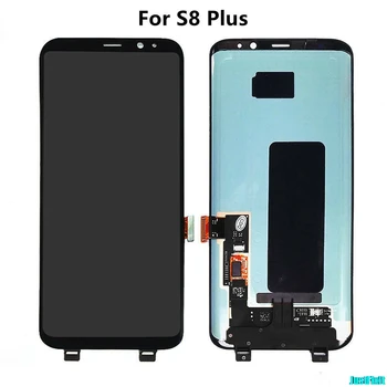 Super AMOLED-For Samsung Galaxy S8 plus S8+ G955 G955F g955u S8plus Defekt Lcd-Skærm Med Touch screen Digitizer 6.2