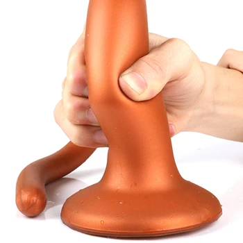 Super lang anal dildo butt plug prostata massage anus dilator skeden håndsex voksen erotisk sex legetøj til kvinder SM gay anal sex 0