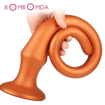Super lang anal dildo butt plug prostata massage anus dilator skeden håndsex voksen erotisk sex legetøj til kvinder SM gay anal sex 4