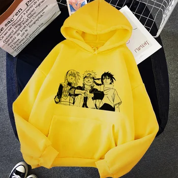 Sweatshirts Kawaii Hunter X Hunter Hættetrøjer Sweatshirt Anime, Manga gule Trøjer Toppe Tøj Sweatshirt Top Hip Hop Sweatshirt 2