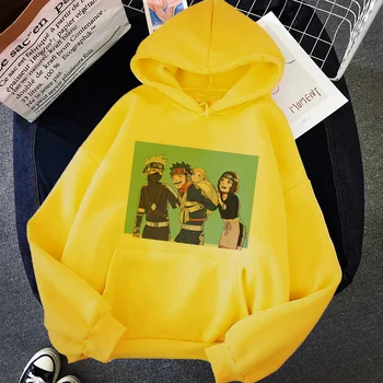 Sweatshirts Kawaii Hunter X Hunter Hættetrøjer Sweatshirt Anime, Manga gule Trøjer Toppe Tøj Sweatshirt Top Hip Hop Sweatshirt 4
