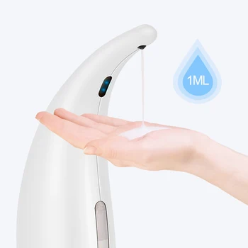Sæbedispenser Automatisk Flydende Sæbe Pumpe Infrarød Sensor Skum Shampoo Dispenser, Berøringsfri Vandtæt Badeværelse 0