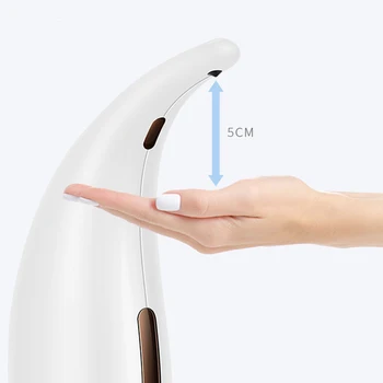 Sæbedispenser Automatisk Flydende Sæbe Pumpe Infrarød Sensor Skum Shampoo Dispenser, Berøringsfri Vandtæt Badeværelse 3