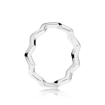 Sølvfarvet Ring Charms Diy Blå Cz Rosa Guld Farve Snefnug Square Crystal Finger Ring For Kvinder Parti Smykker 3045