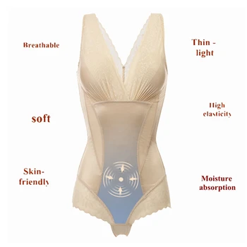 Talje Slankende Kvinders Undertøj Full Body Shaper Butt Løfter Problemfri Shapewear Sexet Fødslen Inddrivelse Mave Kontrol Bodysuit 4