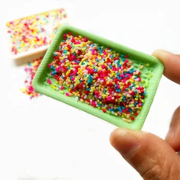 Tanduzi 30g 1-3mm Falske Farverige Chokolade Drysser Sukker, Slik Nål Simulation Is Kage Cookies Dekorative Polymer Ler 1