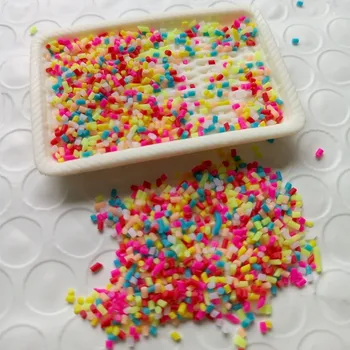 Tanduzi 30g 1-3mm Falske Farverige Chokolade Drysser Sukker, Slik Nål Simulation Is Kage Cookies Dekorative Polymer Ler 3