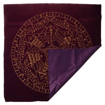 Tarot-Kort Dug Sigils af Elohim Mystiske Divination Alteret Velour stof Drop Shipping 0