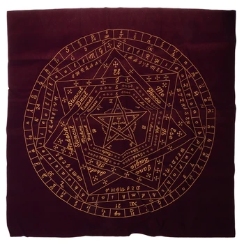 Tarot-Kort Dug Sigils af Elohim Mystiske Divination Alteret Velour stof Drop Shipping 3