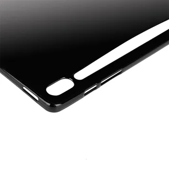 Taske Til Samsung Galaxy Tab S6 10.5 2019 TPU Silicium Klart, Blødt etui til Samsung Tab S6 SM-T860 T865 Gennemsigtigt bagcover+Pen 4