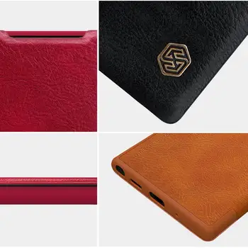 Taske til Samsung Note 10 Plus Nillkin QIN Beskyttende flip Cover Læder taske til Samsung Galaxy Note 10 /Note 10+ 5G 2