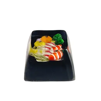 - Tasten Caps Dækker Nøgler, Sushi oprindelige personlighed harpiks keycap gennemsigtig hjemmelavet mekanisk tastatur 2