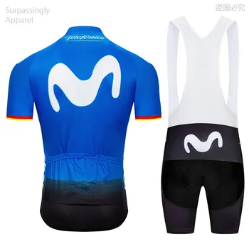 Team 2019 Blå M Cykling Jersey Cykel Shorts Sæt MTB Herre Sommeren Ropa Ciclismo Cykling Bære Pro Cykling Maillot Culotte 12D 3