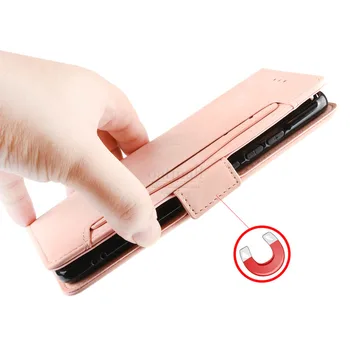 Tegnebog Tilfælde, Xiaomi Redmi Note 9 Pro 5G Tilfælde Magnetisk Lukning Book Flip Cover Til Note 9Pro Læder kortholder Telefon Tasker 4