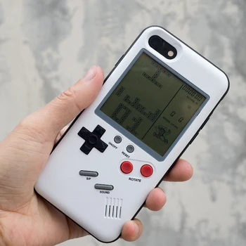 Tetris Ninetendo Telefon Cases Til Iphone X 6plus 6 7 7plus 8 8plus Håndholdte Retro Beskyttelse Game Boy Cover Gave Til Barnet Gaver 4