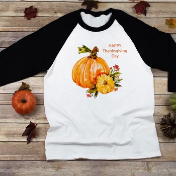 Thanksgiving Pumpkin Shirts Børn Drenge Piger med Lange Ærmer Efteråret Falder Shirts Halloween/takket Give Ralgan T-shirts Drop Skib 2