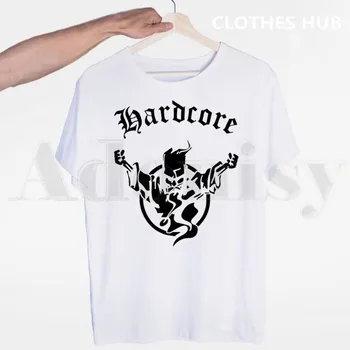 Thunderdome Bryde Hardcore Gabber t-shirts Mænd Mode Sommer T-shirts Tshirt Top Streetwear t-Shirts Harajuku Sjovt 0