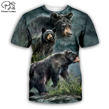 Tiger/wolf/løve/kat/hund/gris/ko serie t-shirt mænd kvinder 3D-print dyr sweatshirt harajuku style t-shirt, der passer toppe 7XL EN-004 0