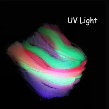 Tigofly 14 packs 7 farver, UV-Crystal Flash Holografisk Tinsel Krystal Snoet Flashabou Sparkle Streamer fluebinding Materialer 4