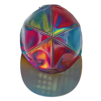 Tilbage Til Fremtiden Del 2 Marty McFly Cosplay Snapback Hat Laser Farve Skiftende Regnbue Justerbar Hætte 5