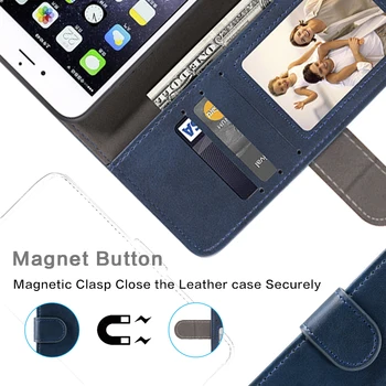 Tilfældet For Meizu Note 8 Tilfælde Magnetiske Wallet Læder Cover Til Meizu Note 8 Stå Coque Telefonen Tilfælde 2