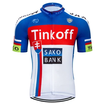 Tinkoff Sommeren Korte Ærmer Pro Cycling Jersey Mountain Cykel Tøj Maillot Ropa Ciclismo Racing Cykel Tøj Trøjer 0