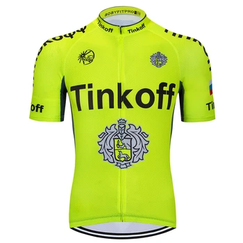 Tinkoff Sommeren Korte Ærmer Pro Cycling Jersey Mountain Cykel Tøj Maillot Ropa Ciclismo Racing Cykel Tøj Trøjer 2
