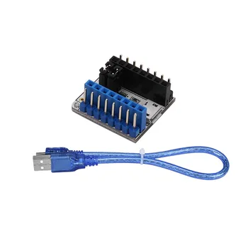TMC2208 Tester Modulet Controller Board USB til Seriel Adapter med USB-Kabel til 3D Printer QJY99 5