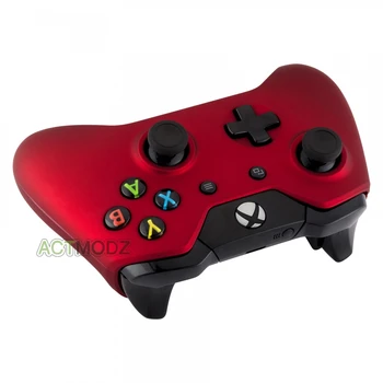 Top Boliger Shell Frontplade Reservedele &Paneler for En Xbox Controller Soft Touch-Rød 2