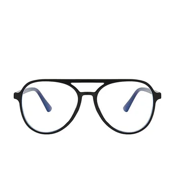 TR90 Blå Lys Platin briller Filter Computer Stråling Briller Ramme Forestilling Gafas oculos Gennemsigtig Pilot Briller 0