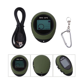 Travel USB-Genopladelige Mini GPS Navigation Locator Anti-Tabte Håndholdte Finder 11366