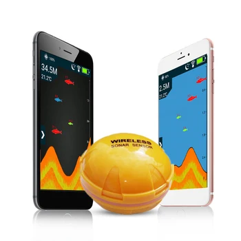 Trådløst Ekkolod fishfinder Undersøiske Mobiltelefon iOS Android App Bluetooth Intelligent Visuelle HD Sonar Fiske Ekkolod 2
