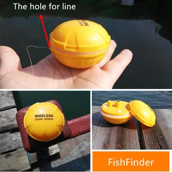 Trådløst Ekkolod fishfinder Undersøiske Mobiltelefon iOS Android App Bluetooth Intelligent Visuelle HD Sonar Fiske Ekkolod 5