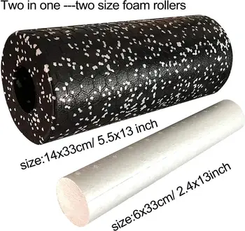 Trænings-og Yoga Roller EPP 2 i 1 Foam Roller er Fastsat for Deep Tissue Massage og Motion, Nakke Ben, Arm Fødder Muskler Recovery 29879