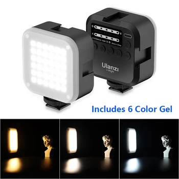 Ulanzi U-Lyse 2700K-6500K LED Video Lys 6 Farve Gel RGB Effekt Lys Magnetiske Fyld Lys Vlog på Youtube Levende Lys Ultra Mini 3