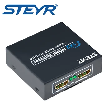 Ultra HD 4K STEYR HDMI Splitter-1 × 2 Splitter 2 Port Signal Distributør Divisor HDMI 1.4-Splitter-1 I 2 Ud støtte 2k*4k 2