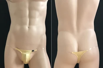 Ultra herre sexet gennemsigtig usynlige klipklapper på mænds penis pose sexet undertøj, g-strenge undertøj g-streng til mænd skridtbeskytter 3
