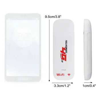 Ulåst 4G LTE Router WIFI Trådløse USB-Dongle Bredbånd Modem 150 Mbps Bærbare Bil WIFI Router Hotspot 5