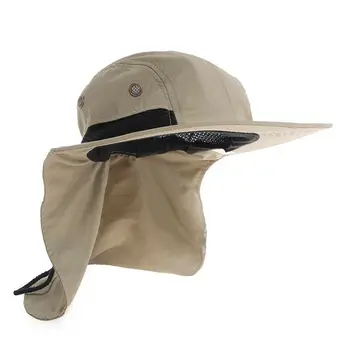 Unisex Mænd Kvinder Casual solhat Myg Hoved Net Hat UPF 50+ Rejse Camping Visir Hat UV-Beskyttelse Hurtig Tørring Cap Udendørs 0